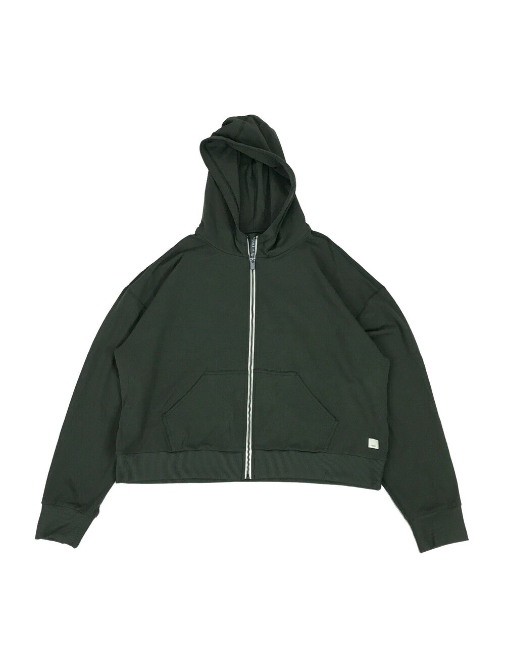 VUORI Halo Modern Full Zip Hoodie Womens XL Green Jacket Sweatshirt Yoga VW2064